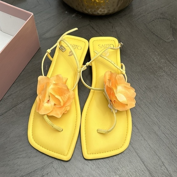 FRANCO SARTO   Capriflore Sandal In Lemon - Picture 4 of 6